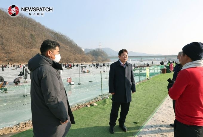 서태원 가평군수, 겨울축제장 현장 안전점검 실시